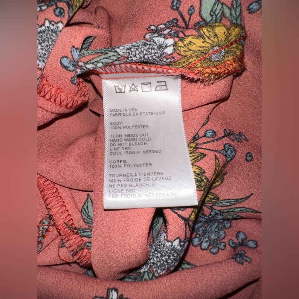 URBAN OUTFITTERS Floral Romper in Coral - Picture 10 of 10